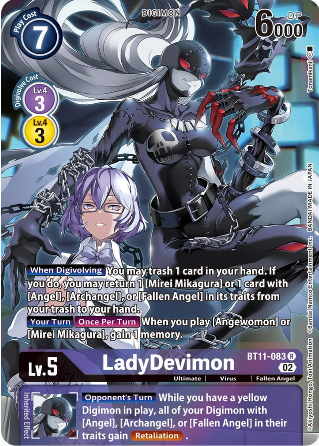 LadyDevimon [BT11-083] (Alternate Art) [Dimensional Phase] - PCA Designer Toys