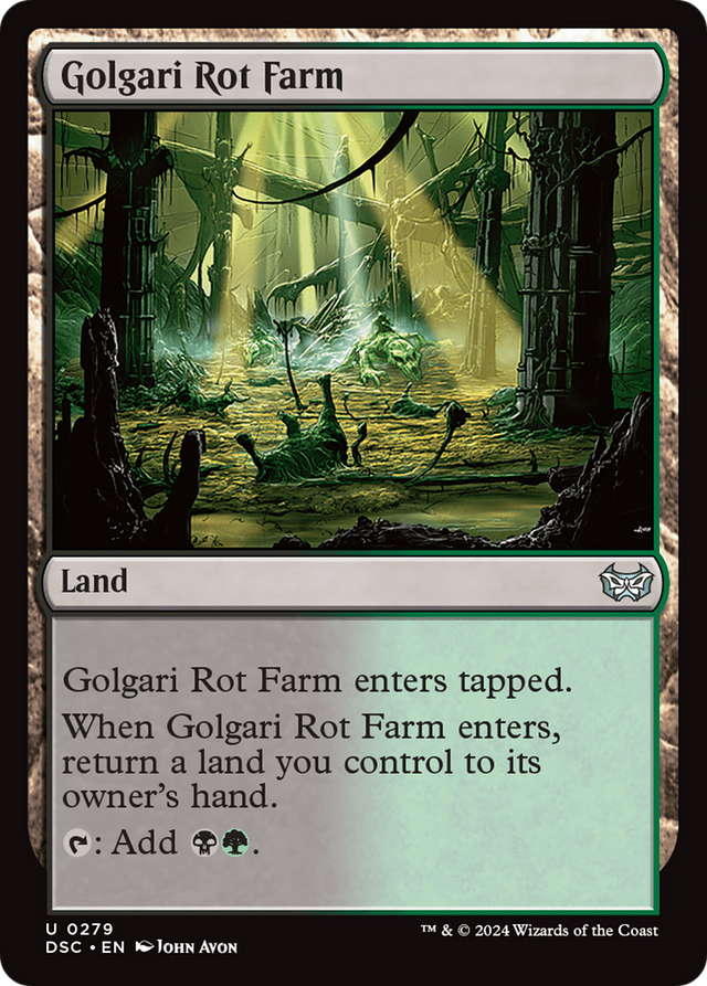 Golgari Rot Farm [Duskmourn: House of Horror Commander] - PCA Designer Toys