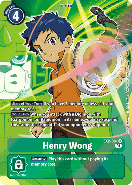 Henry Wong [EX2-061] (Alternate Art) [Digital Hazard] - PCA Designer Toys