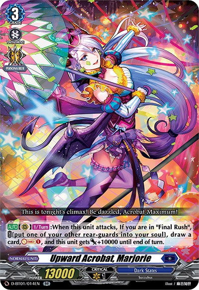 Upward Acrobat, Marjorie (D-BT01/014EN) [Genesis of the Five Greats] - PCA Designer Toys
