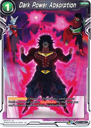 Dark Power Absorption (BT11-149) [Vermilion Bloodline 2nd Edition] - PCA Designer Toys