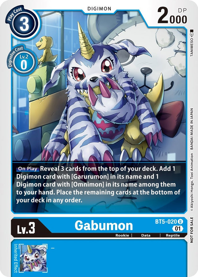 Gabumon [BT5-020] (Winner Pack New Awakening) [Battle of Omni] - PCA Designer Toys