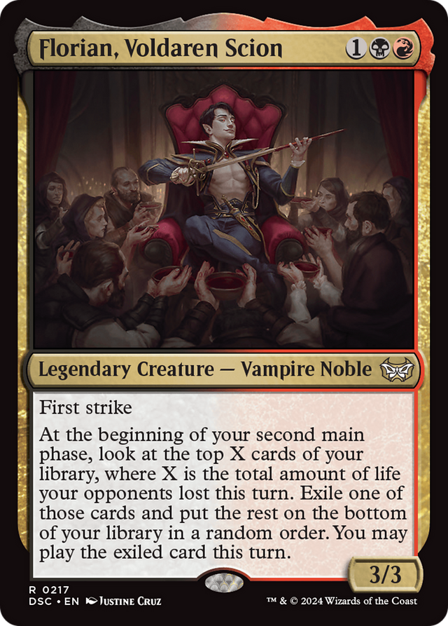 Florian, Voldaren Scion [Duskmourn: House of Horror Commander] - PCA Designer Toys