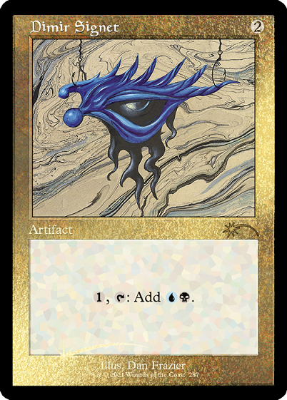 Dimir Signet (Retro) (Foil Etched) [Secret Lair Drop Series] - PCA Designer Toys