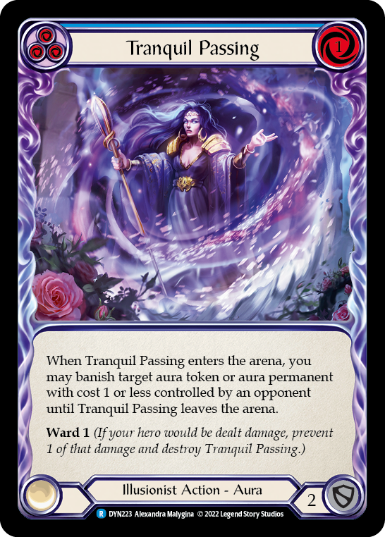 Tranquil Passing (Blue) [DYN223] (Dynasty) - PCA Designer Toys
