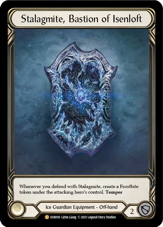 Stalagmite, Bastion of Isenloft [EVR018] (Everfest)  1st Edition Cold Foil - PCA Designer Toys