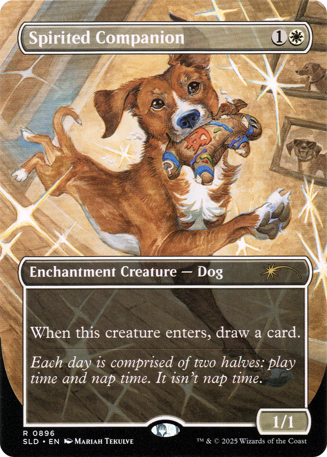 Spirited Companion (0896) (Rainbow Foil) [Secret Lair Drop Series]