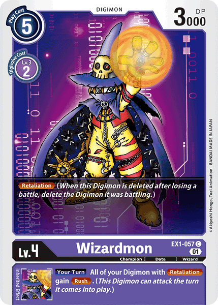 Wizardmon [EX1-057] [Classic Collection] - PCA Designer Toys