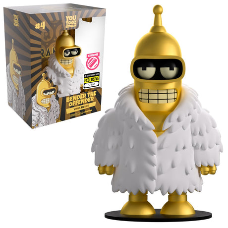 Bender the Offender Gold Chrome Serialized YouTooz figure LE750