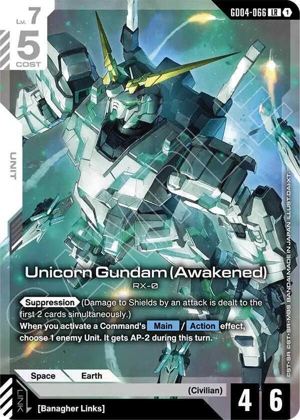 Unicorn Gundam: Awakened [Holo] #GD04-066