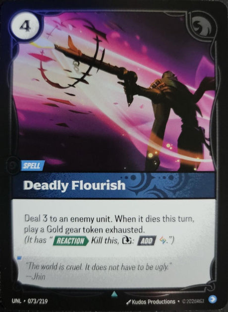 Deadly Flourish [Foil] #73