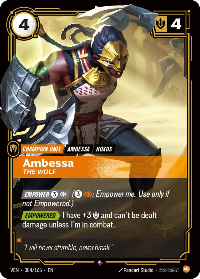 Ambessa, The Wolf #84