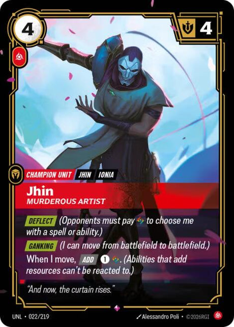 Jhin - Murderous Artist [Foil] #22