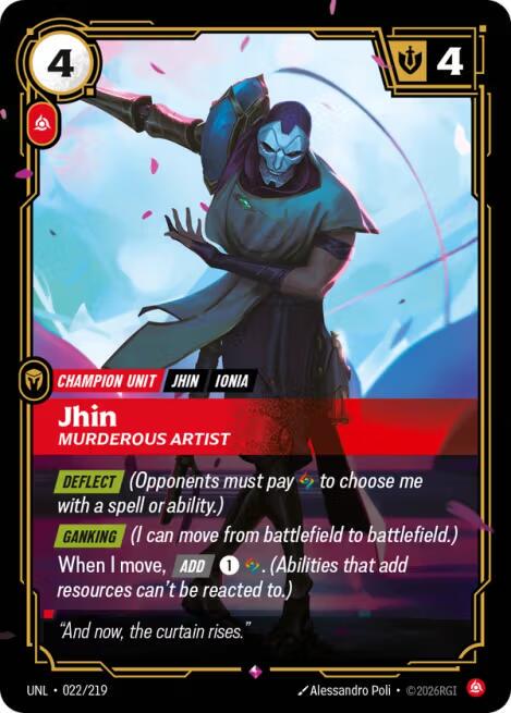 Jhin - Murderous Artist [Foil] #22