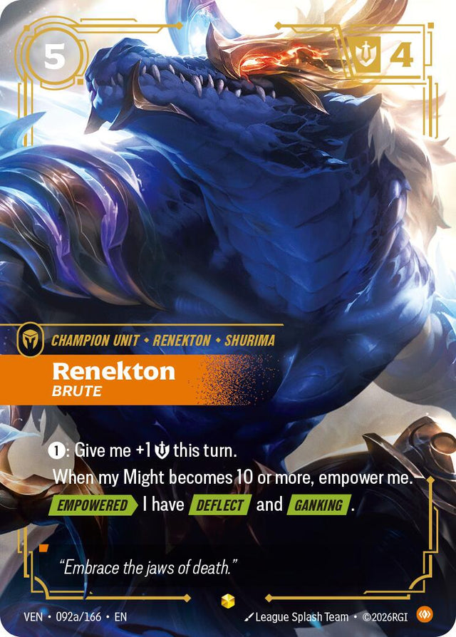 Renekton, Brute [Alternate Art] #92