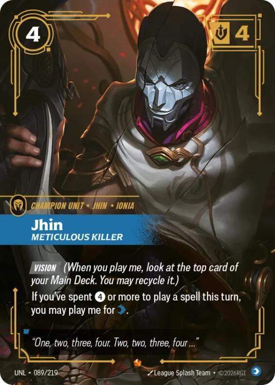 Jhin - Meticulous Killer [Foil] #89