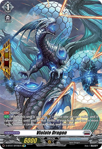 Violate Dragon (D-BT01/SP28EN) [Genesis of the Five Greats] - PCA Designer Toys