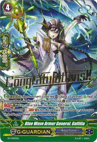 Blue Wave Armor General, Galfilia (PR/0450EN) [Promo Cards] - PCA Designer Toys