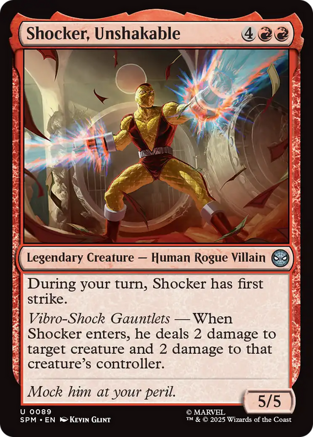 Shocker, Unshakable [Marvel's Spider-Man]