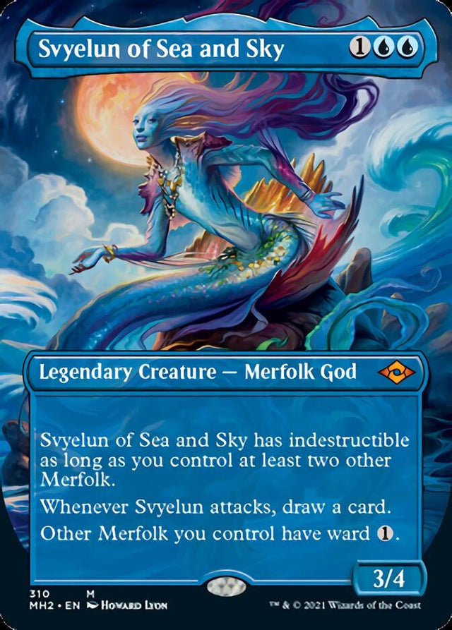 Svyelun of Sea and Sky (Borderless Alternate Art) [Modern Horizons 2] - PCA Designer Toys
