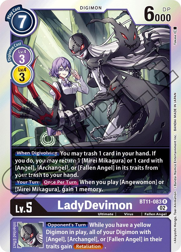 LadyDevimon [BT11-083] [Dimensional Phase] - PCA Designer Toys