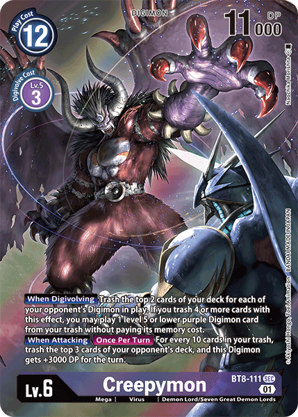 Creepymon [BT8-111] (Alternate Art) [New Awakening] - PCA Designer Toys
