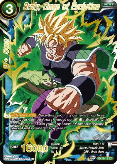 Broly, Omen of Evolution (EX19-12) [Special Anniversary Set 2021] - PCA Designer Toys