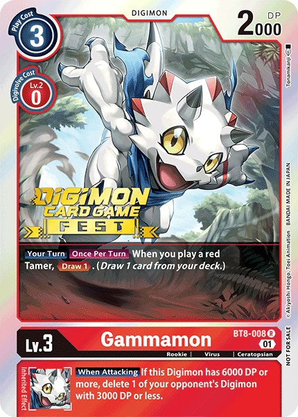 Gammamon [BT8-008] (Digimon Card Game Fest 2022) [New Awakening Promos] - PCA Designer Toys