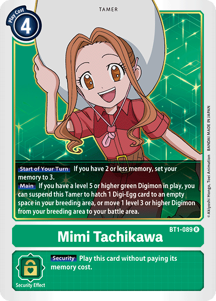 Mimi Tachikawa [BT1-089] [Release Special Booster Ver.1.0] - PCA Designer Toys
