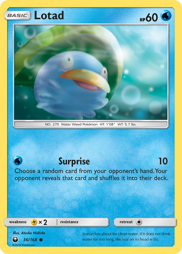 Lotad (36/168) [Sun & Moon: Celestial Storm] - PCA Designer Toys