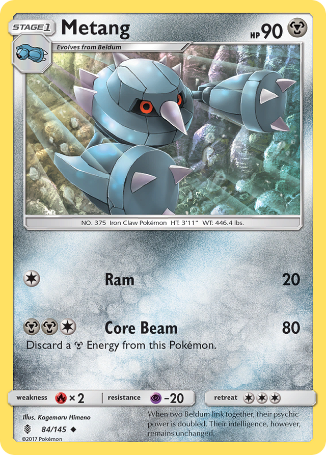 Metang (84/145) [Sun & Moon: Guardians Rising] - PCA Designer Toys