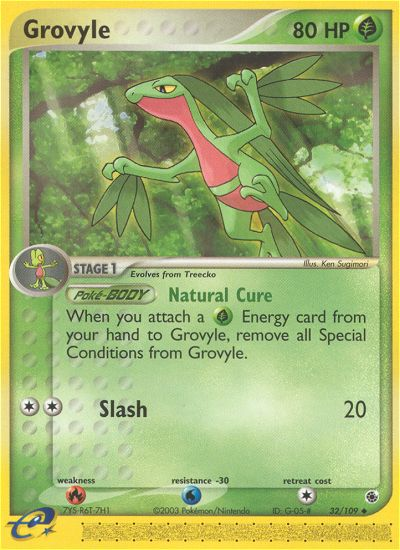 Grovyle (32/109) [EX: Ruby & Sapphire] - PCA Designer Toys