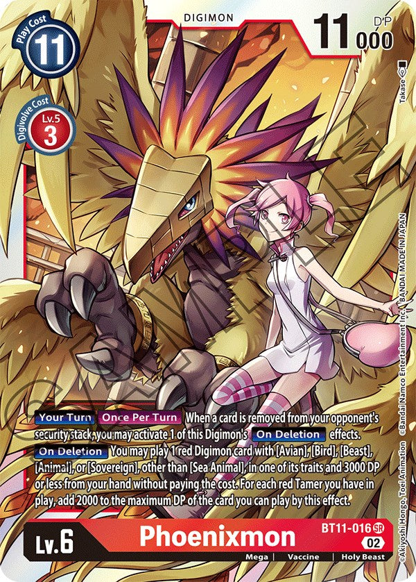 Phoenixmon [BT11-016] [Dimensional Phase] - PCA Designer Toys