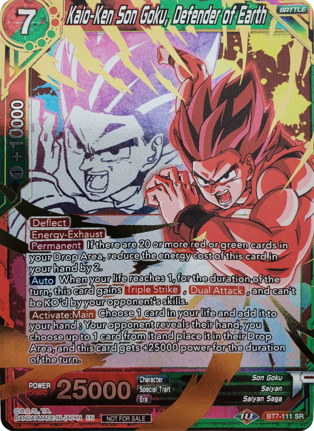 Kaio-Ken Son Goku, Defender of Earth (Event Pack 4) (BT7-111) [Promotion Cards] - PCA Designer Toys
