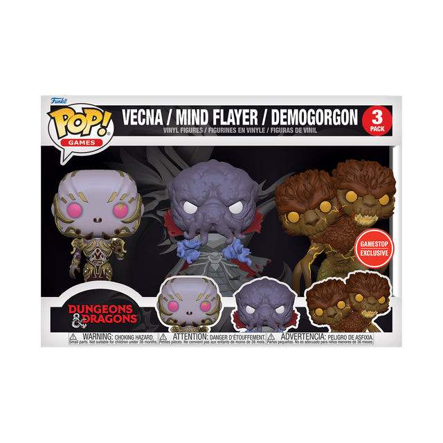 Vecna / Mind Flayer / Demogorgon Pop! 3 Pack Stranger Things