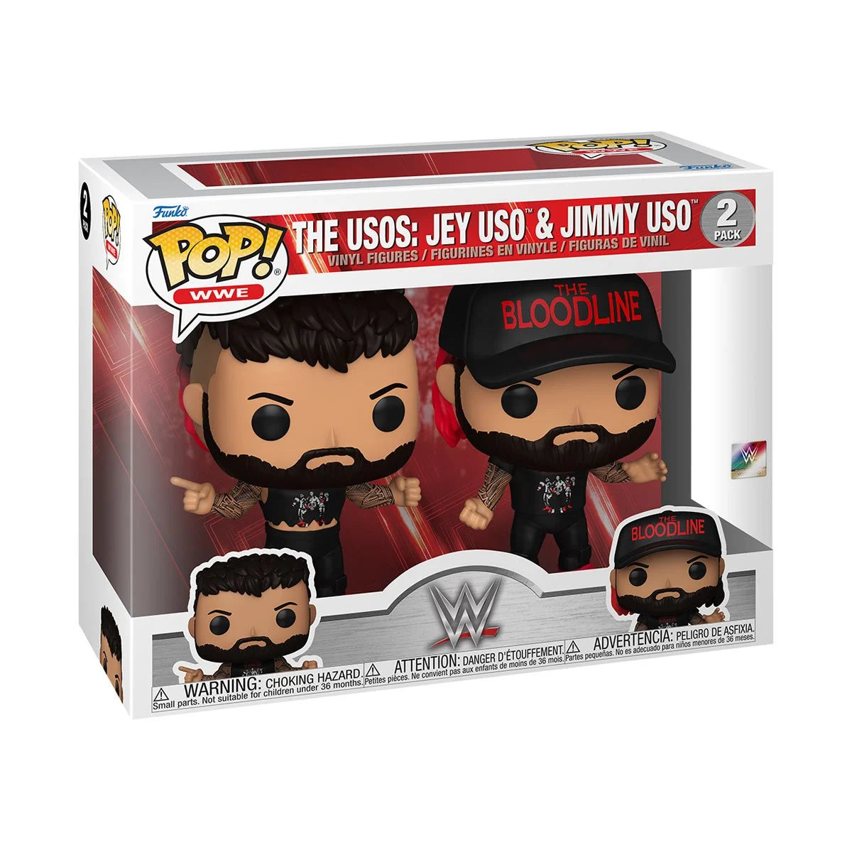 The Usos: Jey Uso and Jimmy Uso Pop! 2 Pack