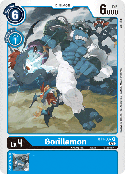 Gorillamon [BT1-037] (Alternative Art) [Starter Deck: Ulforce Veedramon] - PCA Designer Toys