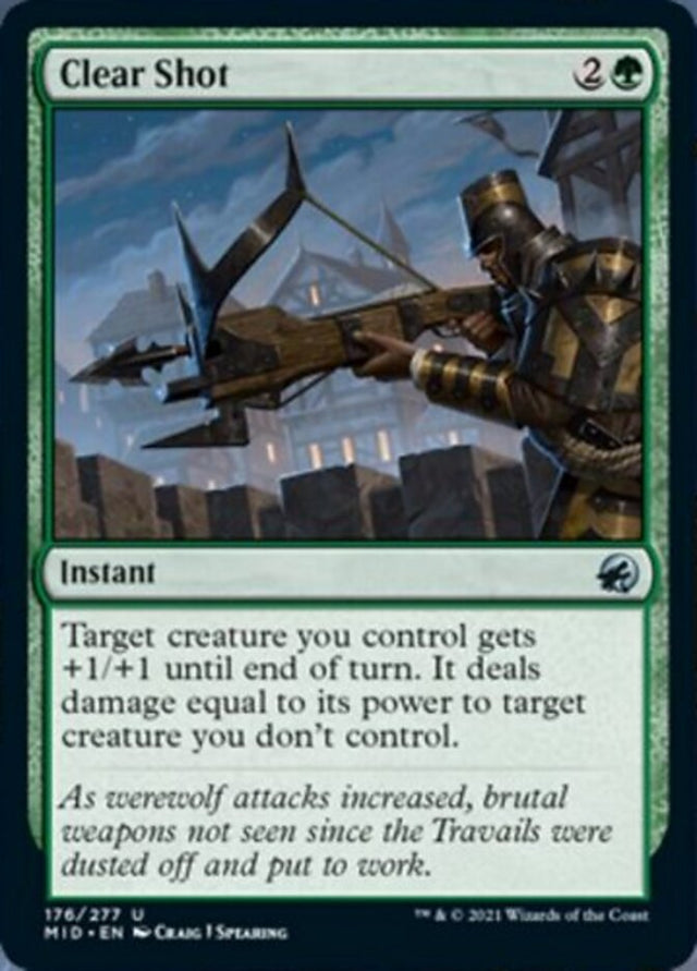 Clear Shot [Innistrad: Midnight Hunt] - PCA Designer Toys