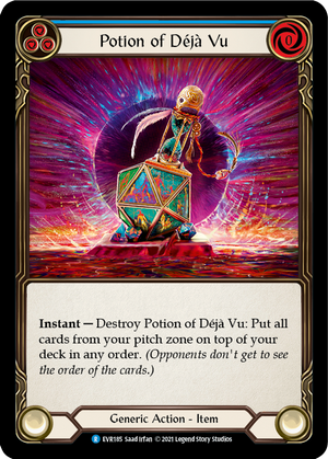 Potion of Deja Vu [EVR185] (Everfest)  1st Edition Cold Foil - PCA Designer Toys