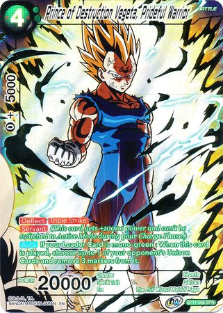 Prince of Destruction Vegeta, Prideful Warrior (SPR) (BT11-066) [Vermilion Bloodline] - PCA Designer Toys