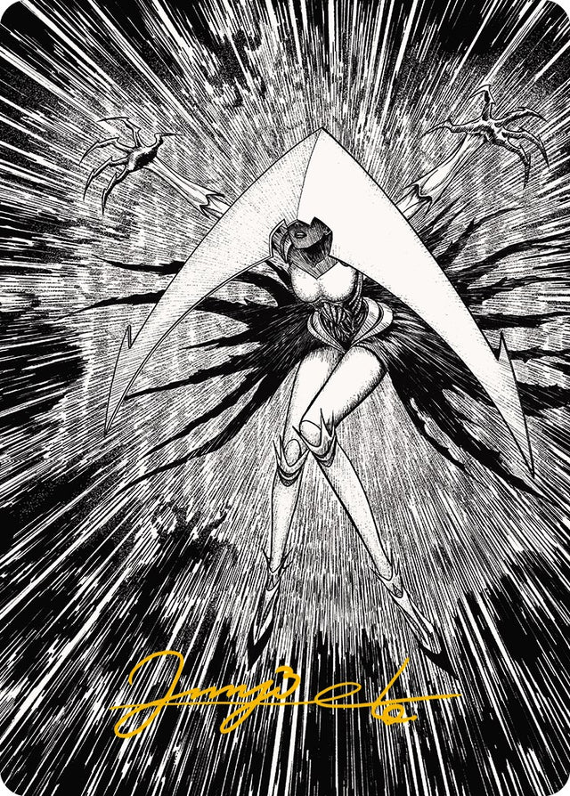 Elesh Norn, Mother of Machines 2 Art Card (Gold-Stamped Signature) [Phyrexia: All Will Be One Art Series] - PCA Designer Toys