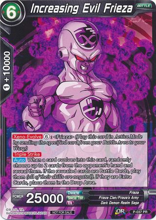 Increasing Evil Frieza (P-037) [Promotion Cards] - PCA Designer Toys