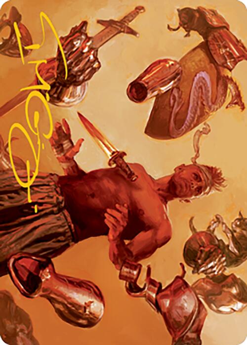 Dress Down Art Card (Gold-Stamped Signature) [Modern Horizons 2 Art Series] - PCA Designer Toys