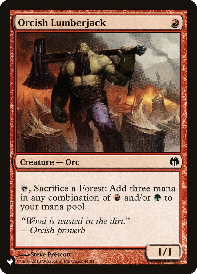 Orcish Lumberjack [The List] - PCA Designer Toys
