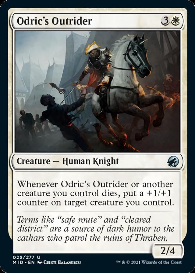Odric's Outrider [Innistrad: Midnight Hunt] - PCA Designer Toys