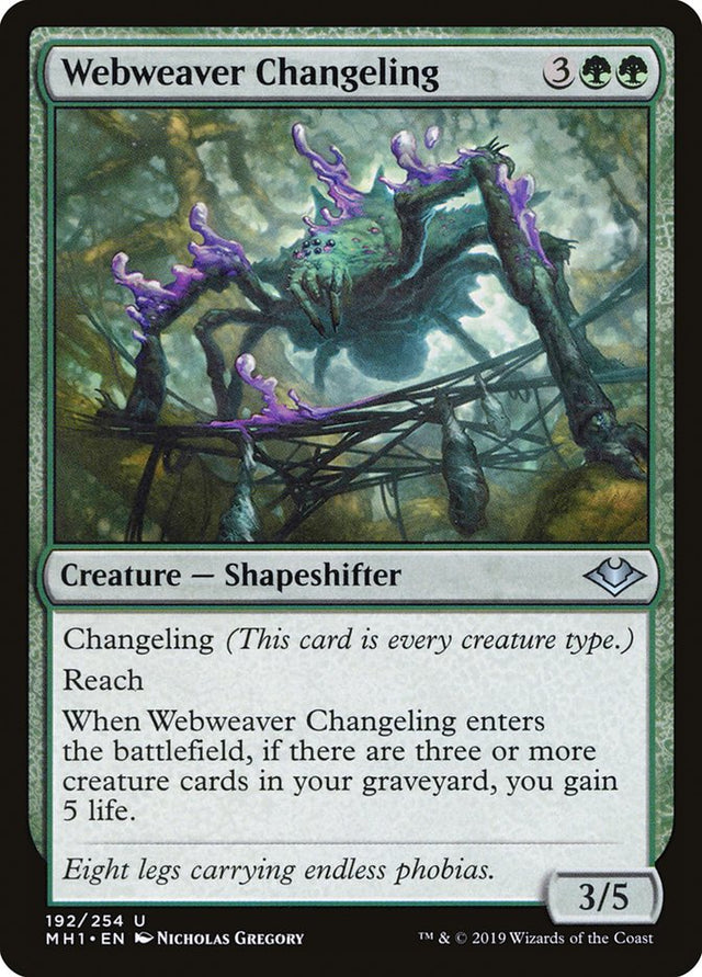 Webweaver Changeling [Modern Horizons] - PCA Designer Toys