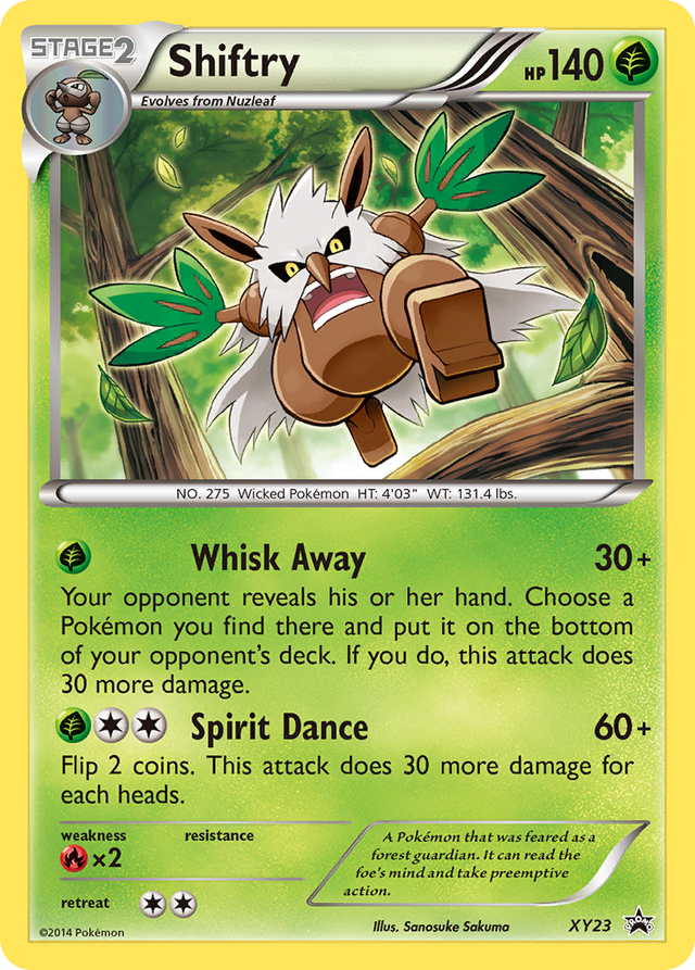 Shiftry (XY23) [XY: Black Star Promos] - PCA Designer Toys