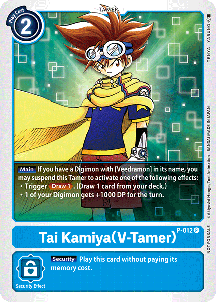 Tai Kamiya (V-Tamer) [P-012] [Promotional Cards] - PCA Designer Toys