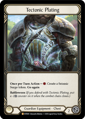 Tectonic Plating [U-WTR041] (Welcome to Rathe Unlimited)  Unlimited Rainbow Foil - PCA Designer Toys