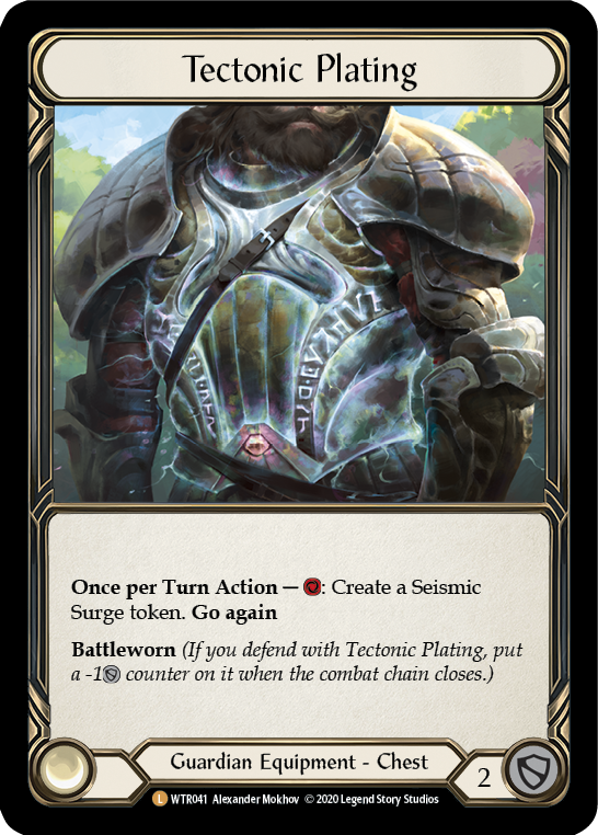 Tectonic Plating [U-WTR041] (Welcome to Rathe Unlimited)  Unlimited Rainbow Foil - PCA Designer Toys